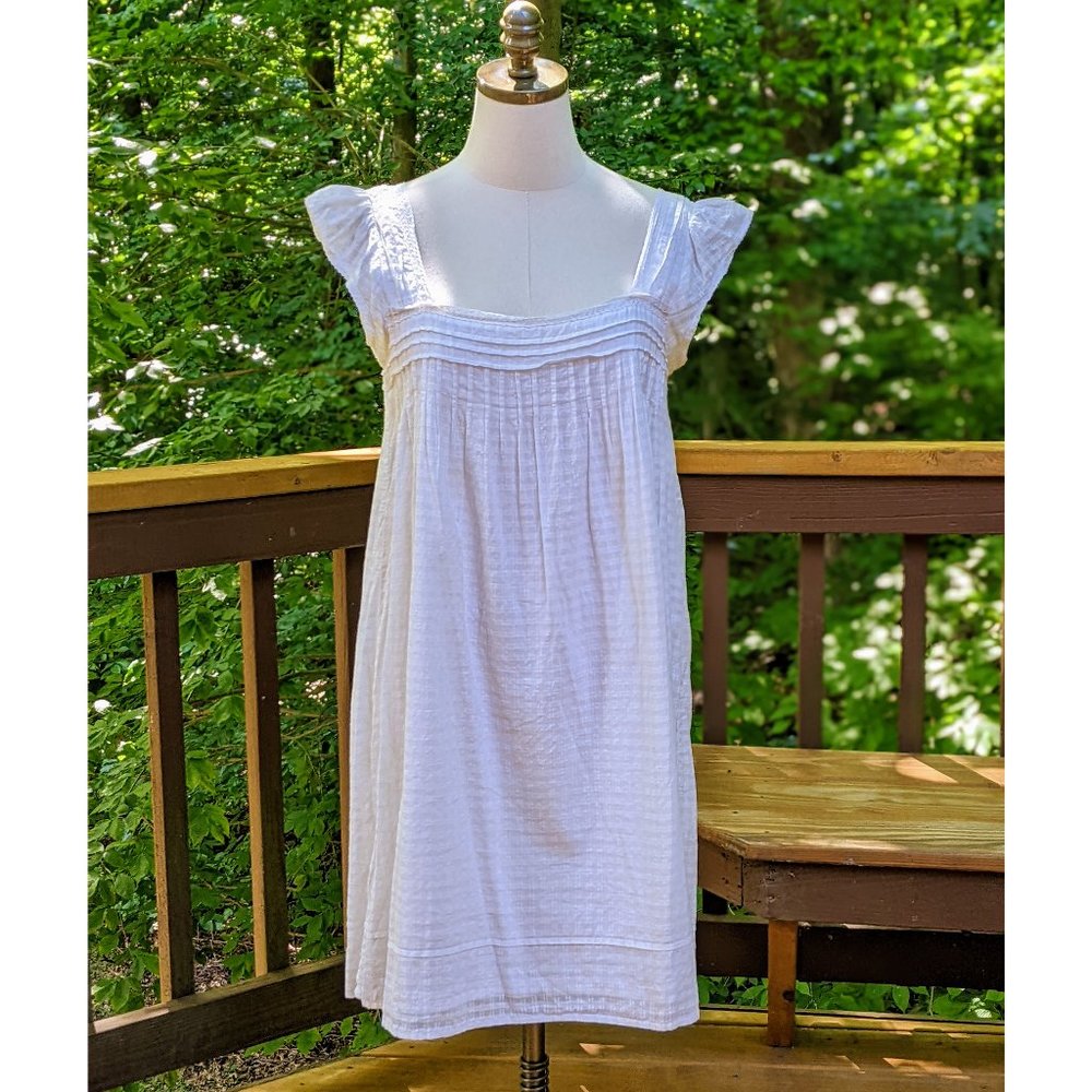 Vintage J.Crew Ivory Cotton Dress